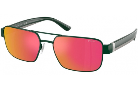 Gafas de Sol - POLO Ralph Lauren - PH3161 - 94816Q  SHINY DARK GREEN // ORANGE MIRROR RED