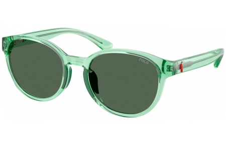 Gafas Junior - POLO Ralph Lauren Junior - PP9509U - 625071  SHINY TRANSPARENT LIGHT GREEN // DARK GREEN