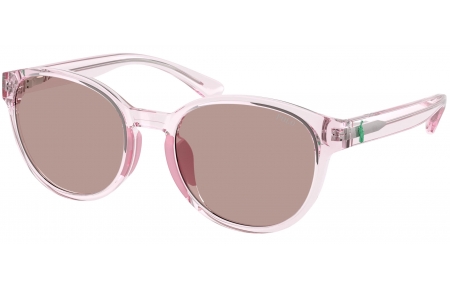 Gafas Junior - POLO Ralph Lauren Junior - PP9509U - 61937N  SHINY TRANSPARENT PINK // LIGHT BROWN