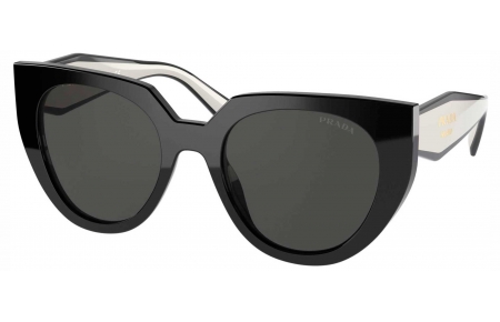 Gafas de Sol - Prada - SPR 14WS - 09Q5S0 BLACK TALC // DARK GREY