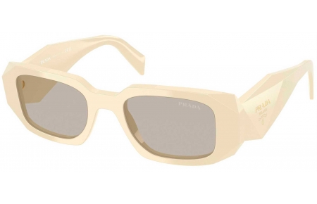 Gafas de Sol - Prada - SPR 17WS - 21D5J2  WHITE MILK // LIGHT BROWN