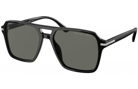Gafas de Sol - Prada - SPR 20YS - 1AB03R BLACK // GREEN POLARIZED