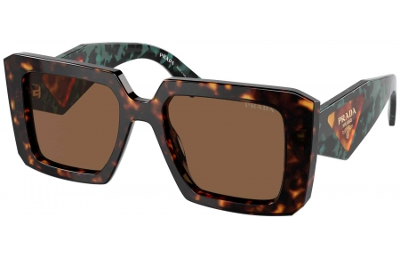 Gafas de Sol - Prada - SPR 23YS - 2AU06B TORTOISE // DARK BROWN