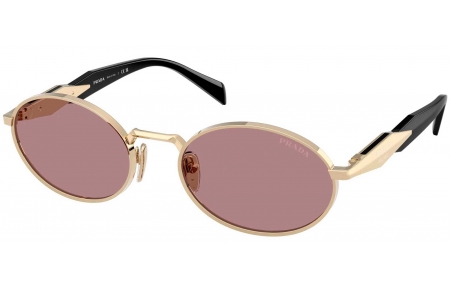 Gafas de Sol - Prada - SPR 65ZS - ZVN20I  PALE GOLD // BROWN LIGHT PURPLE