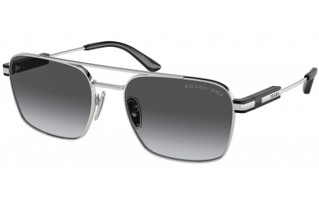 Gafas de Sol - Prada - SPR 67ZS - 1BC5W1  SILVER // GREY GRADIENT POLARIZED