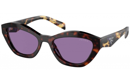 Gafas de Sol - Prada - SPR A02S - 17N50B  HAVANA // INSIDE SILVER VIOLET MIRROR
