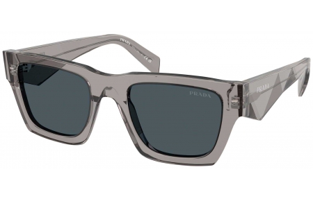 Gafas de Sol - Prada - SPR A06S - 16Z70B  TRANSPARENT DARK GREY // DARK GREY