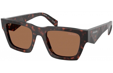 Gafas de Sol - Prada - SPR A06S - 17N06B  TORTOISE ROOT // DARK BROWN