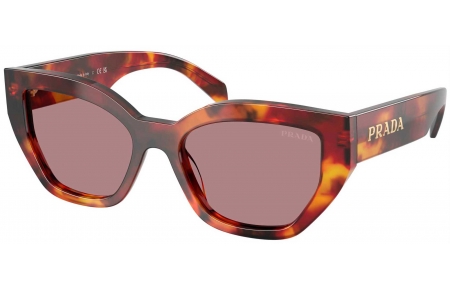 Gafas de Sol - Prada - SPR A09S - 22A20I  TORTOISE POPPY // BROWN LIGHT PURPLE