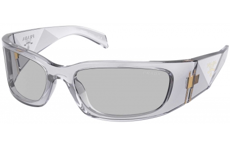 Gafas de Sol - Prada - SPR A14S - 12R30B  TRANSPARENT GREY // LIGHT GREY
