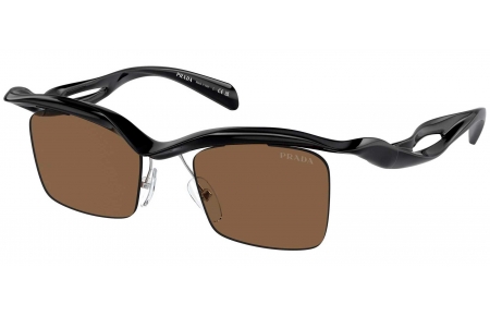 Gafas de Sol - Prada - SPR A15S - 1AB8C1  BLACK // DARK BROWN