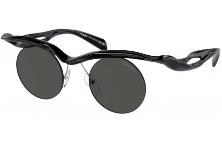 Gafas de Sol - Prada - SPR A18S - 1AB5S0  BLACK // DARK GREY