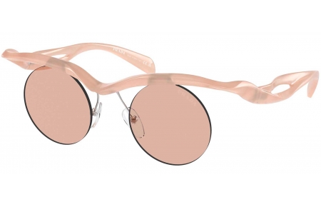 Gafas de Sol - Prada - SPR A24S - 12S0B8  OPAL PEACH // LIGHT BROWN