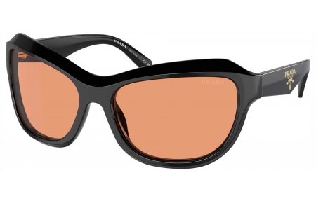 Gafas de Sol - Prada - SPR A27S - 16K07V  BLACK // ORANGE