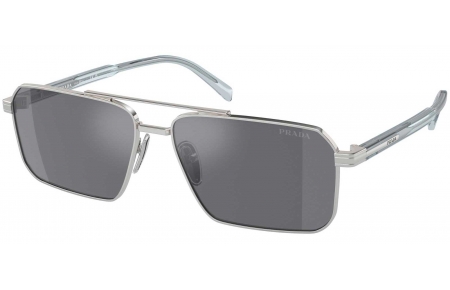 Gafas de Sol - Prada - SPR A57S - 1BC175  SILVER // DARK GREY FLASH SILVER