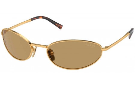 Gafas de Sol - Prada - SPR A59S - 5AK70G  GOLD // GREEN OLIVE