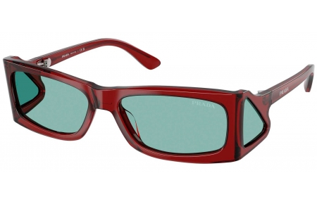 Gafas de Sol - Prada - SPR B03S - 12Z40K  TRANSPARENT PEAT // GREEN PETROLEUM