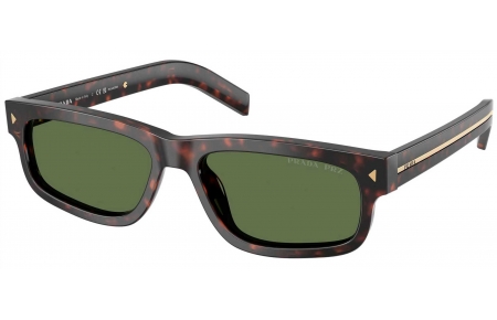 Gafas de Sol - Prada - SPR B11S - 17N20G  TORTOISE ROOT // GREEN POLARIZED