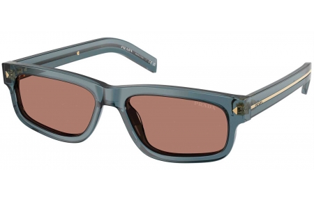 Gafas de Sol - Prada - SPR B11S - 17T05D  TRANSPARENT OCEAN // BROWN MIRROR INSIDE SILVER