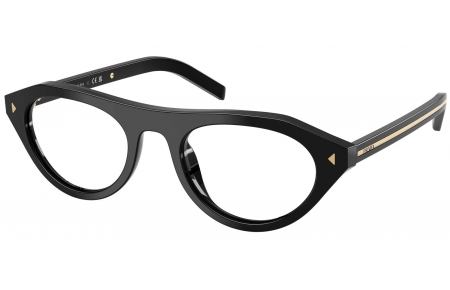 Gafas de Sol - Prada - SPR B15S - 16K60K  BLACK // CLEAR BLUE LIGHT FILTER
