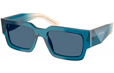 Gafas de Sol - Prada - SPR B17S - 24F80S  TRANSPARENT BLUE // DARK BLUE