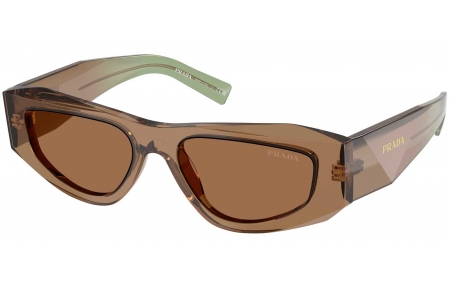 Gafas de Sol - Prada - SPR B19S - 29E90F  TRANSPARENT TERRA // BROWN