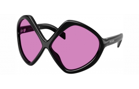 Gafas de Sol - Prada - SPR B21S - 16K30G  BLACK // PURPLE