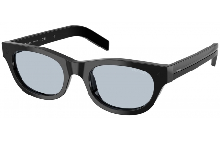 Gafas de Sol - Prada - SPR C09S - 16K30W  BLACK // LIGHT BLUE