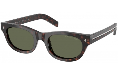 Gafas de Sol - Prada - SPR C09S - 17N03R  HAVANA // GREEN POLARIZED
