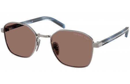 Gafas de Sol - Prada - SPR C50S - 5AV05C  GUNMETAL // BROWN POLARIZED