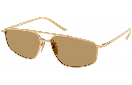 Gafas de Sol - Prada - SPR C51S - 5AK70G  GOLD // OLIVE GREEN