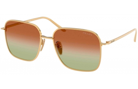 Gafas de Sol - Prada - SPR C54SD - 5AK70T  GOLD // BROWN GRADIENT GREEN