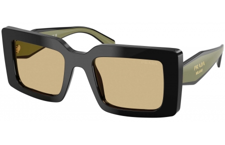 Gafas de Sol - Prada - SPR D01S - 03K10R  BLACK // YELLOW
