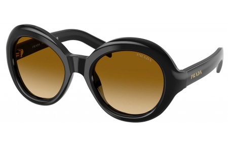 Gafas de Sol - Prada - SPR D08SU - 16K10X  BLACK // YELLOW GRADIENT LIGHT BROWN