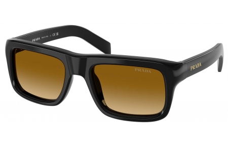 Gafas de Sol - Prada - SPR D11S - 16K10X  BLACK // YELLOW GRADIENT LIGHT BROWN