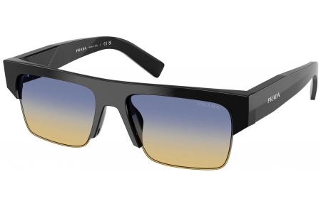 Gafas de Sol - Prada - SPR D12SU - 16K50E  BLACK // YELLOW GRADIENT DARK BLUE