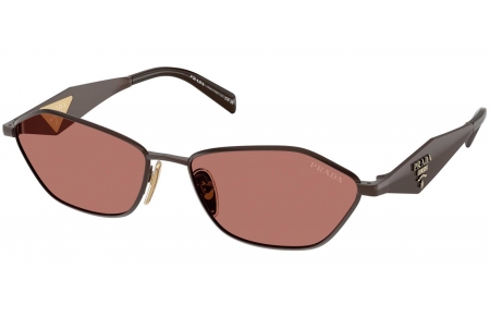 Gafas de Sol - Prada - SPR D50S - 22J80W  SATIN CIGAR // BURGUNDY