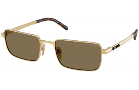 Gafas de Sol - Prada - SPR D54S - 24J90F  SATIN GOLD // LIGHT BROWN