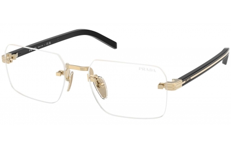 Gafas de Sol - Prada - SPR D55S - ZVN10W  PALE GOLD // BLUE FILTER