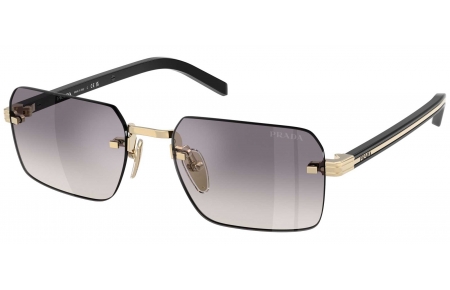 Gafas de Sol - Prada - SPR D55S - ZVN60W  PALE GOLD // BLUE SILVER MIRROR