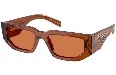 Gafas de Sol - Prada - SPR 09ZS - 20H90Q  TRANSPARENT DARK BROWN // BROWN