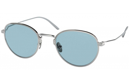 Gafas de Sol - Prada - SPR 53WS - 05Q05I SATIN TITANIUM // BLUE