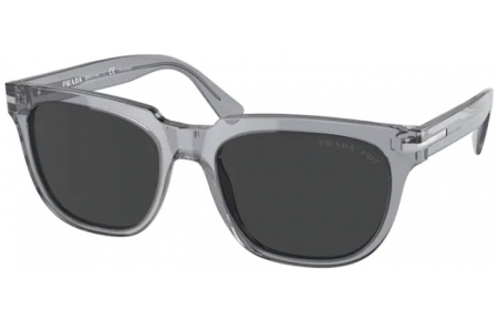 Sunglasses - Prada - SPR 04YS - 08U08G TRANSPARENT GREY // BLACK POLARIZED
