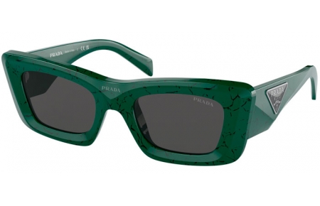 Gafas de Sol - Prada - SPR 13ZS - 16D5S0 GREEN MARBLE // DARK GREY