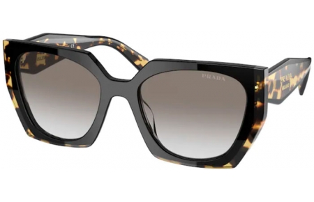 Sunglasses - Prada - SPR 15WS - 3890A7 BLACK MEDIUM TORTOISE // GREY GRADIENT