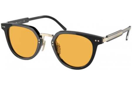 Lunettes de soleil - Prada - SPR 17YS - AAV07M BLACK // YELLOW ORANGE