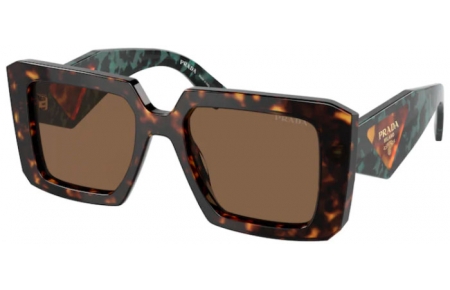 Sunglasses - Prada - SPR 23YS - 2AU06B TORTOISE // DARK BROWN