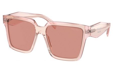 Gafas de Sol - Prada - SPR 24ZS - 13I08M  GERANIUM PETAL CRYSTAL // DARK VIOLET