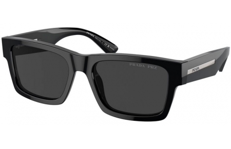 Gafas de Sol - Prada - SPR 25ZS - 1AB08G  BLACK // BLACK POLARIZED