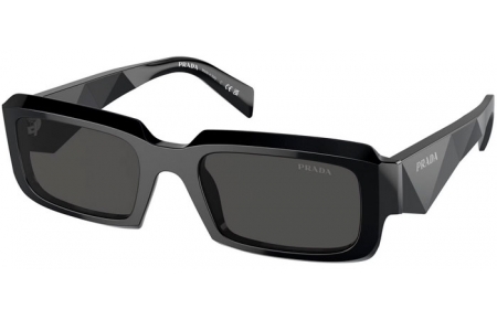 Sunglasses - Prada - SPR 27ZS - 16K08Z  BLACK // DARK GREY